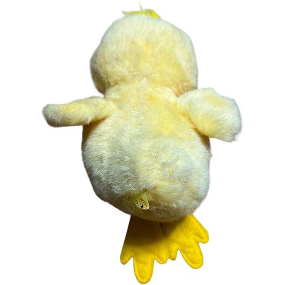 Vintage Union Toy 1982 Yellow Duck Plush Stuffed Animal Felt Feet Rare HTF - Picture 16 of 16